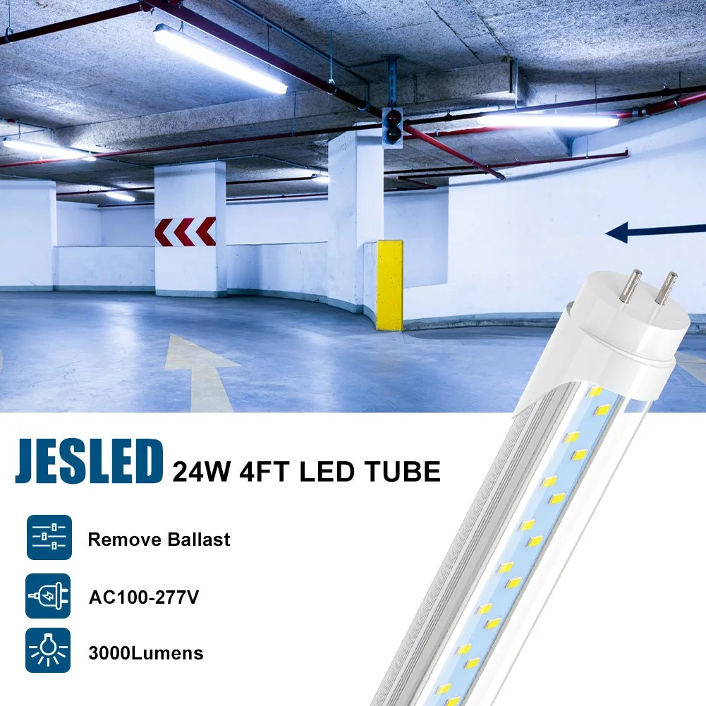 Jesled 1.2m 120cm 1200mm 48inch 4FT 18W 22W 24W 28W 36W 130lm/W T8 Lamp LED Tube with ETL CE Approved