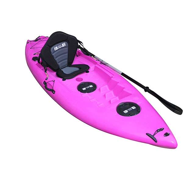 Quality Guaranteed Hot Selling Water Sports Custom Durable Single Seat Foot Fishing Kayaks Plastic Kayaks