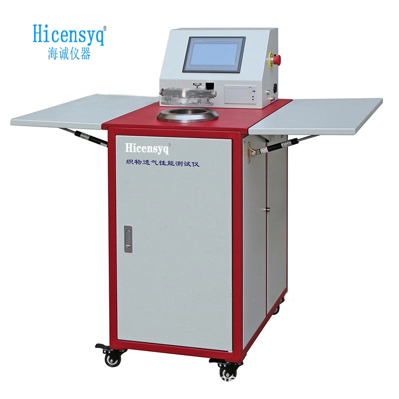 Fully Automatic High precision Non-Woven Digital/Branco/têxteis e tecidos de Equipamento de ensaio de permeabilidade ao ar Tester