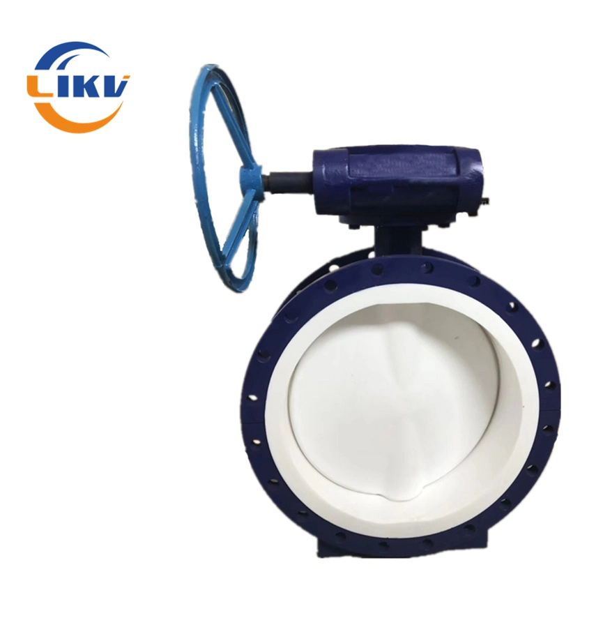 DN80 Gg25/FC200/A126b Cast Iron Manually Operated Flange Butterfly Valve with Worm Gear