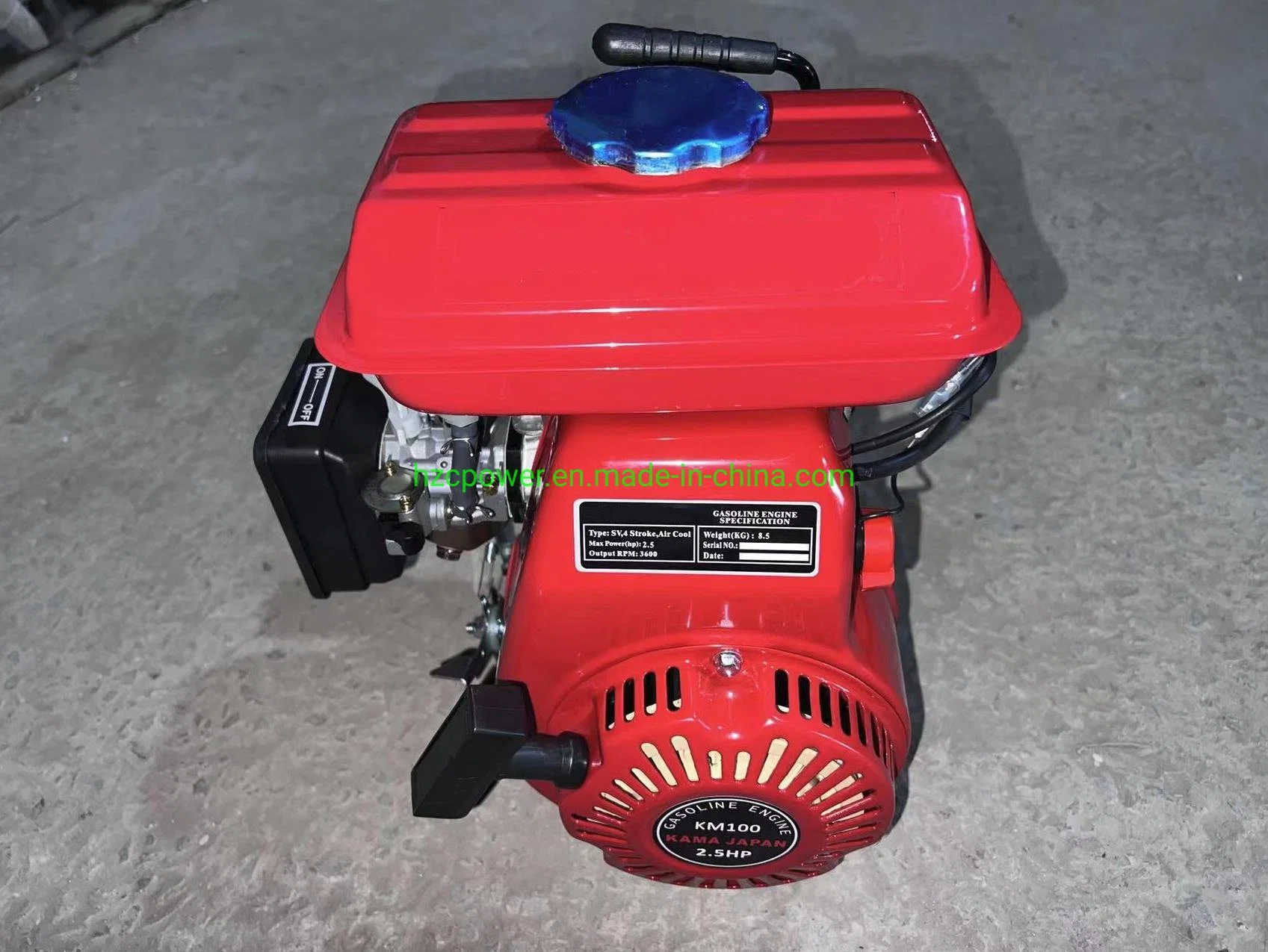 152f Small Horizontal Gasoline Engine 2.5HP