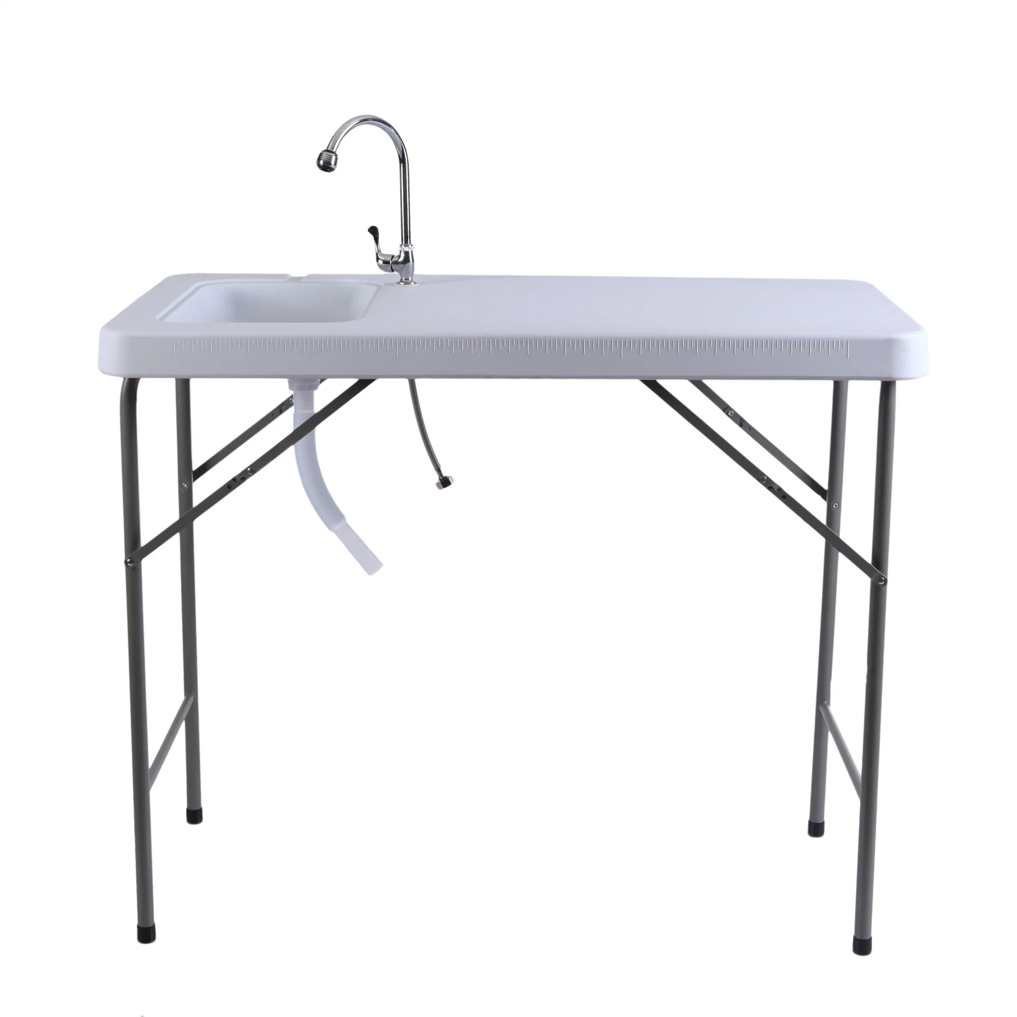 Plastic Portable Folding Outdoor Fish Filet Table for Cleaning