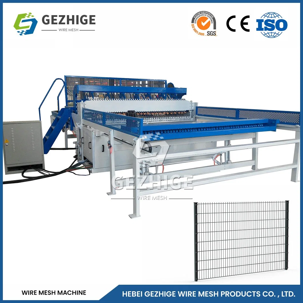 Gezhige Drahtgeflecht Maschine Lieferanten Automatisches Rolling Mesh Geschweißt Draht-Netz-Maschine China Vollautomatische Netting-Maschine