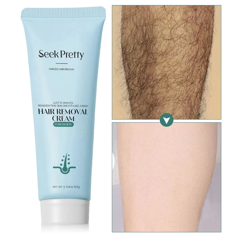 Women Men Permanent Removal Body Hair Remover Cream