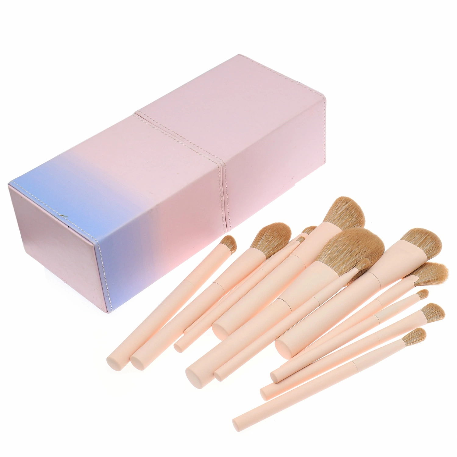 China Lieferant Beauty Tool Make-up Pinsel Set mit Bleistift-Box Verpackung