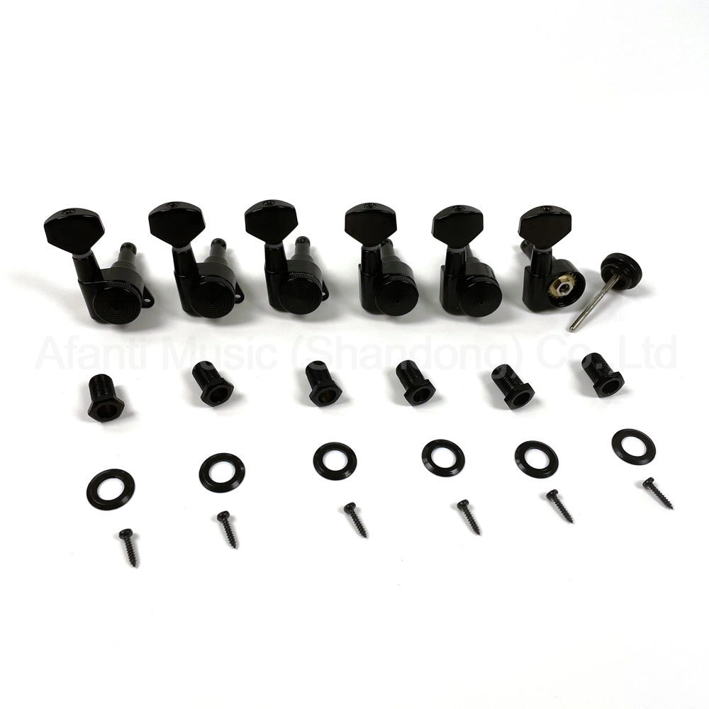 6 Inline Right Handed Guitar Locking Tuning Machine Heads