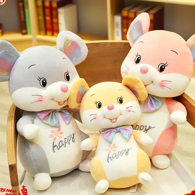 26-58cm Soft Stuffed Plush Baby Toy Hot Sell Lovely Standing Happy Mouse