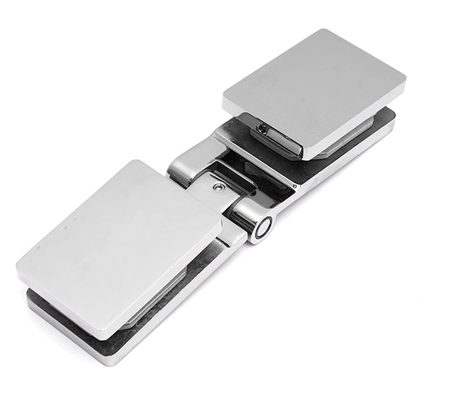 Glass Door Accessories Glass Clamp Stainless Steel Polished Finish Shower Hinge