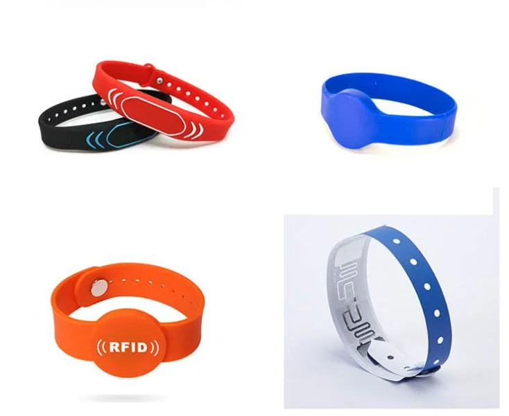 قائمة الجرد MIFARE سيليكون ورباط RFID حفلة UHF NFC مخصصة Bracele للحفلات الموسيقية