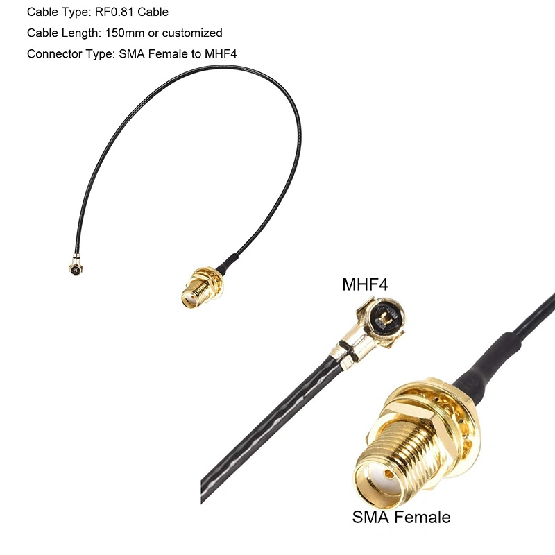 Antenne de routeur 3G 4G 5g coaxial IPEX vers SMA femelle Câble adaptateur