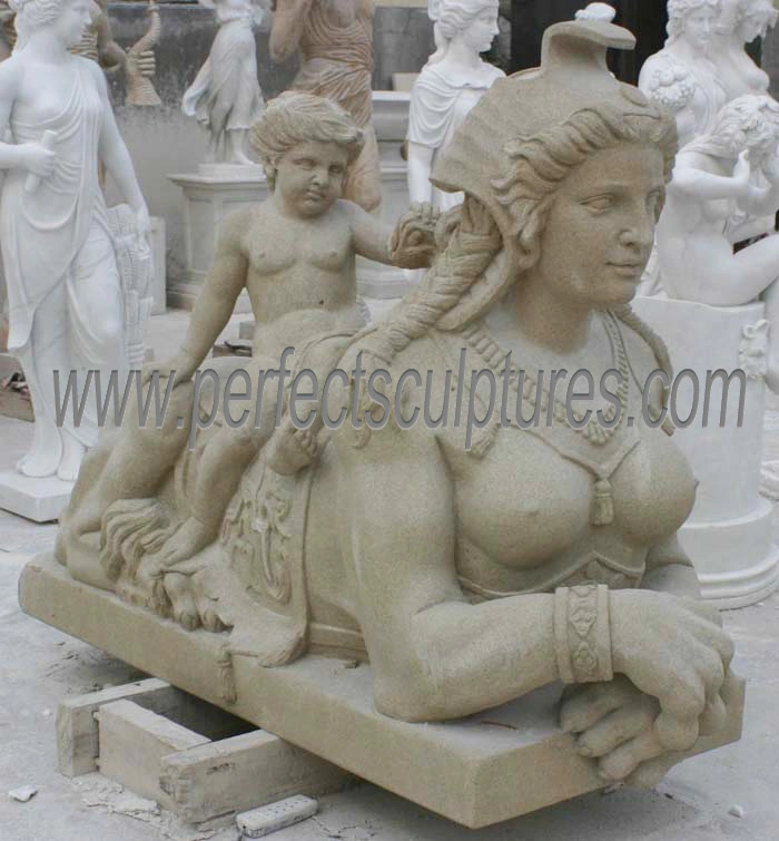 Marble Carving Statue Antique Sculpture Carved Stone for Garden Decoration (SY-X1191)