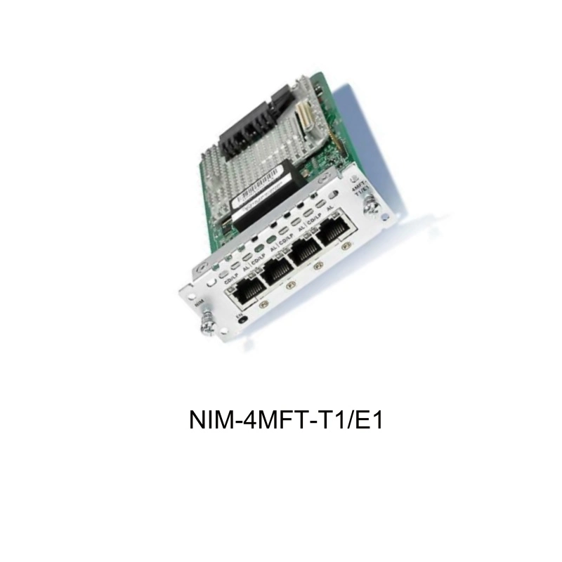 NIM-4MFT-T1/E1 4 port Multiflex Trunk Voice/Clear-channel Data T1/E1 Module For Cisco ISR4000 Routers