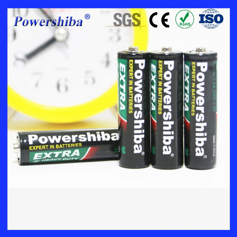 0% Hg R03s No. 7 Primary Dry Cell Battery with PVC Jacket