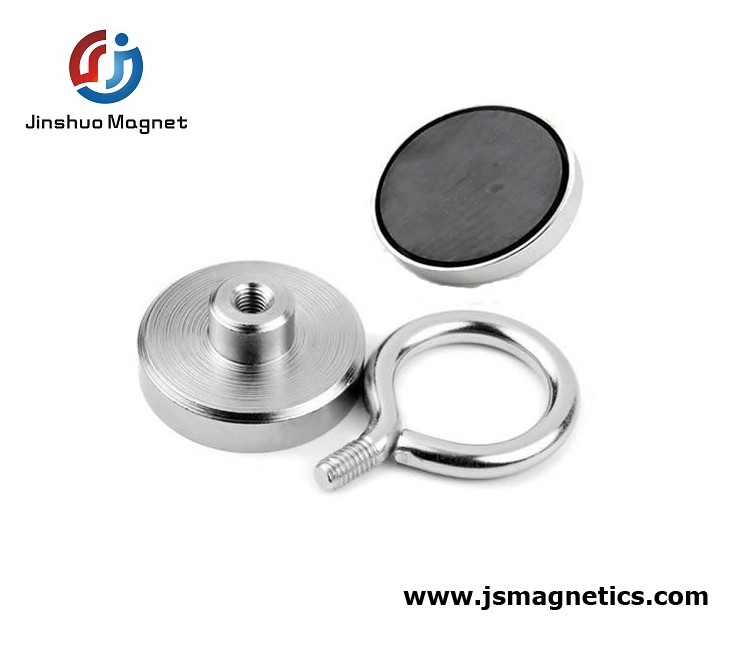 Small Internal Thread Ferrite Pot Magnet with Strong Pull Force Holding Magnet