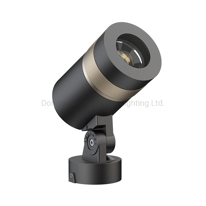 IP65 6W LED Garden Spot Lamp Zoomable Beam Angle Adjustable