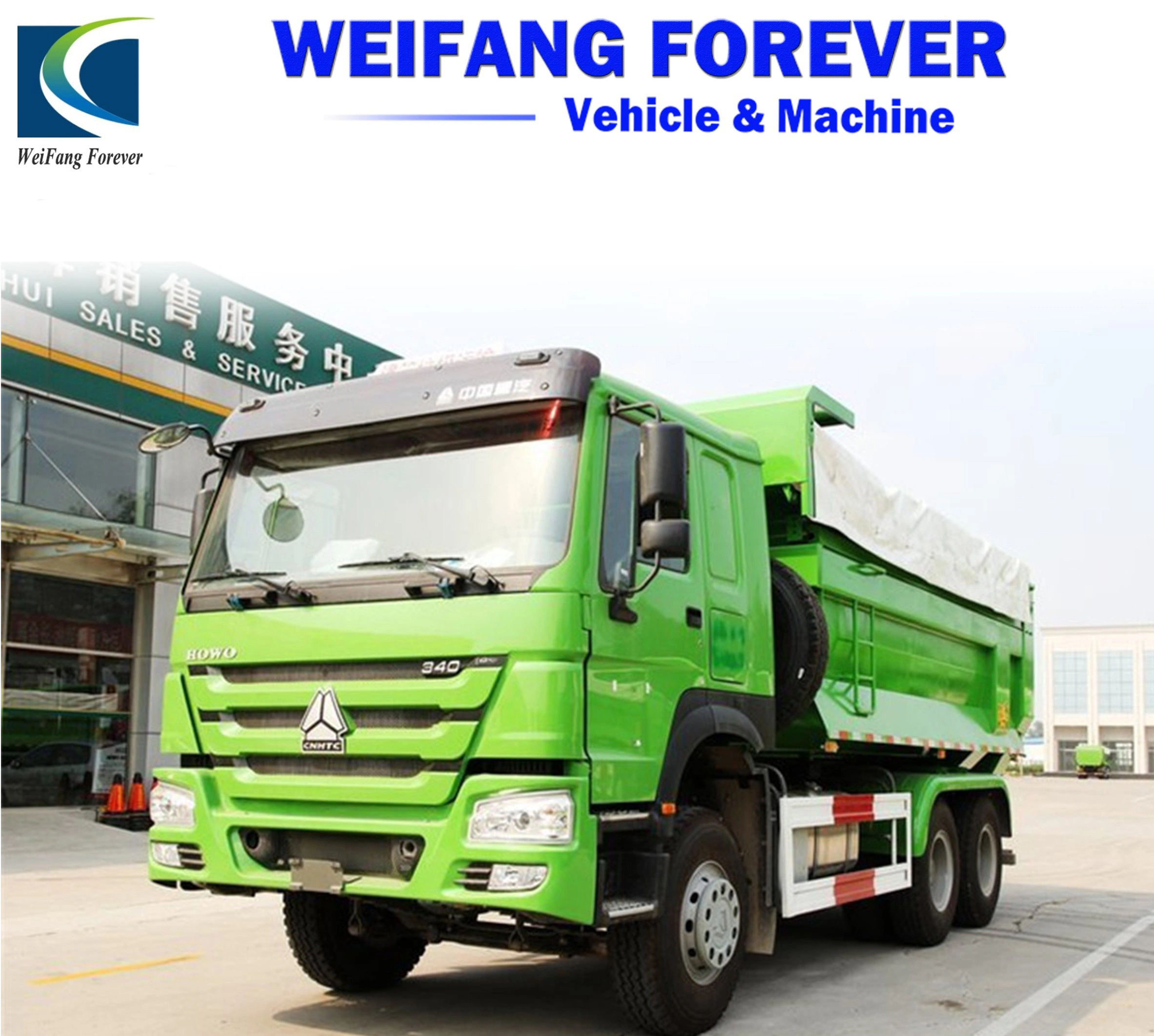 Used Beiben 10 Wheels Tipper Dump Truck 6X4 350HP with Mercedes Benz Technology for African Market