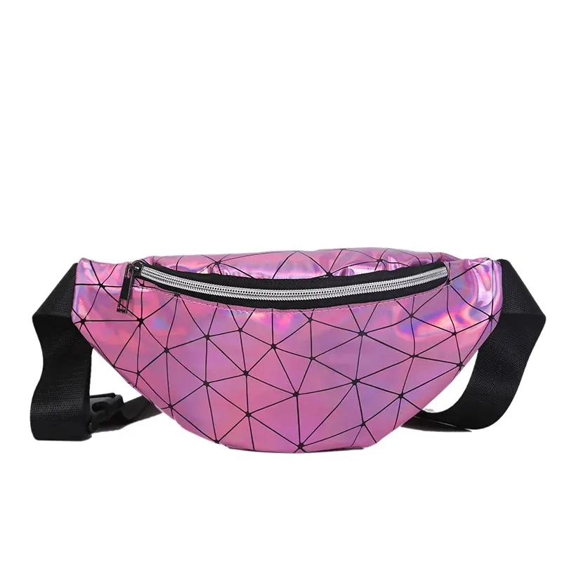 Moda impermeable al por mayor barato logotipo personalizado PU Deportes al aire libre correr Cinturón Mujer cartera Fanny Pack cintura Bolsa