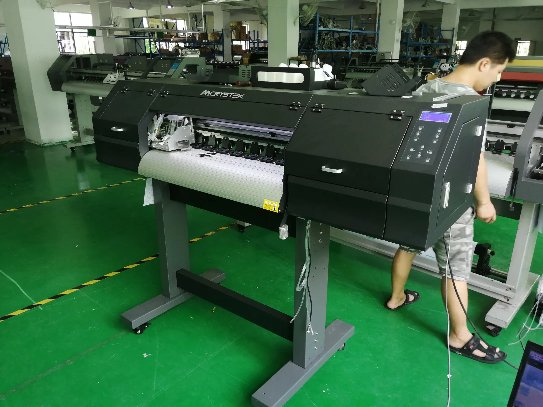 Machine d'impression de T-shirt de taille 65 cm avec programme Byhx I3200, tête d'impression DTF Pet Film, imprimante numérique, machine de presse à chaud