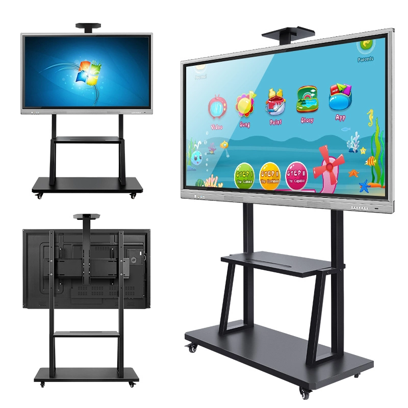 شاشة عرض إلكترونية SmartBoard كبيرة بحجم 65 بوصة و75 بوصة 86 بوصة بسعر شاشة LCD كبيرة شاشة تلفزيون مسطحة ذكية رقمية ذكية تعمل باللمس لوح أبيض تفاعلي