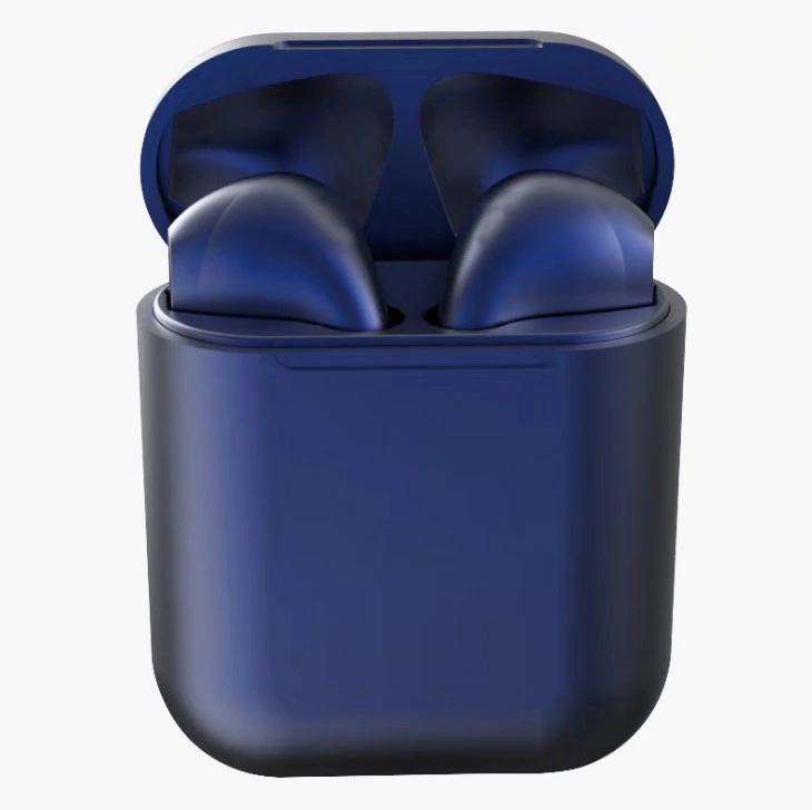 I12macaronwireless Headset Matte with Bluetooth 5.0 and Charging Box for Xiaomi Phone and iPhone