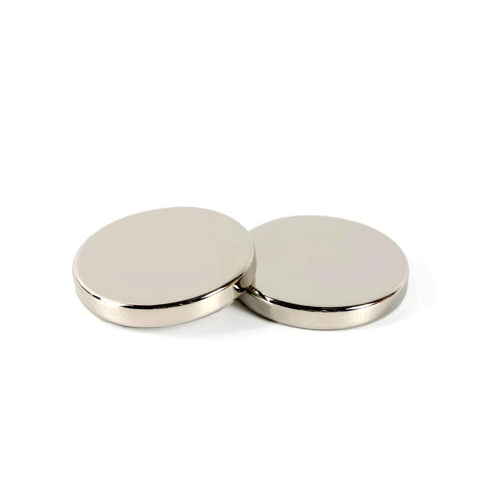 N35 Ni-Cu-Ni Coated Disc/Round/Rod/Bar Strong Permanent/NdFeB/Rare Earth/Neodymium Magnet