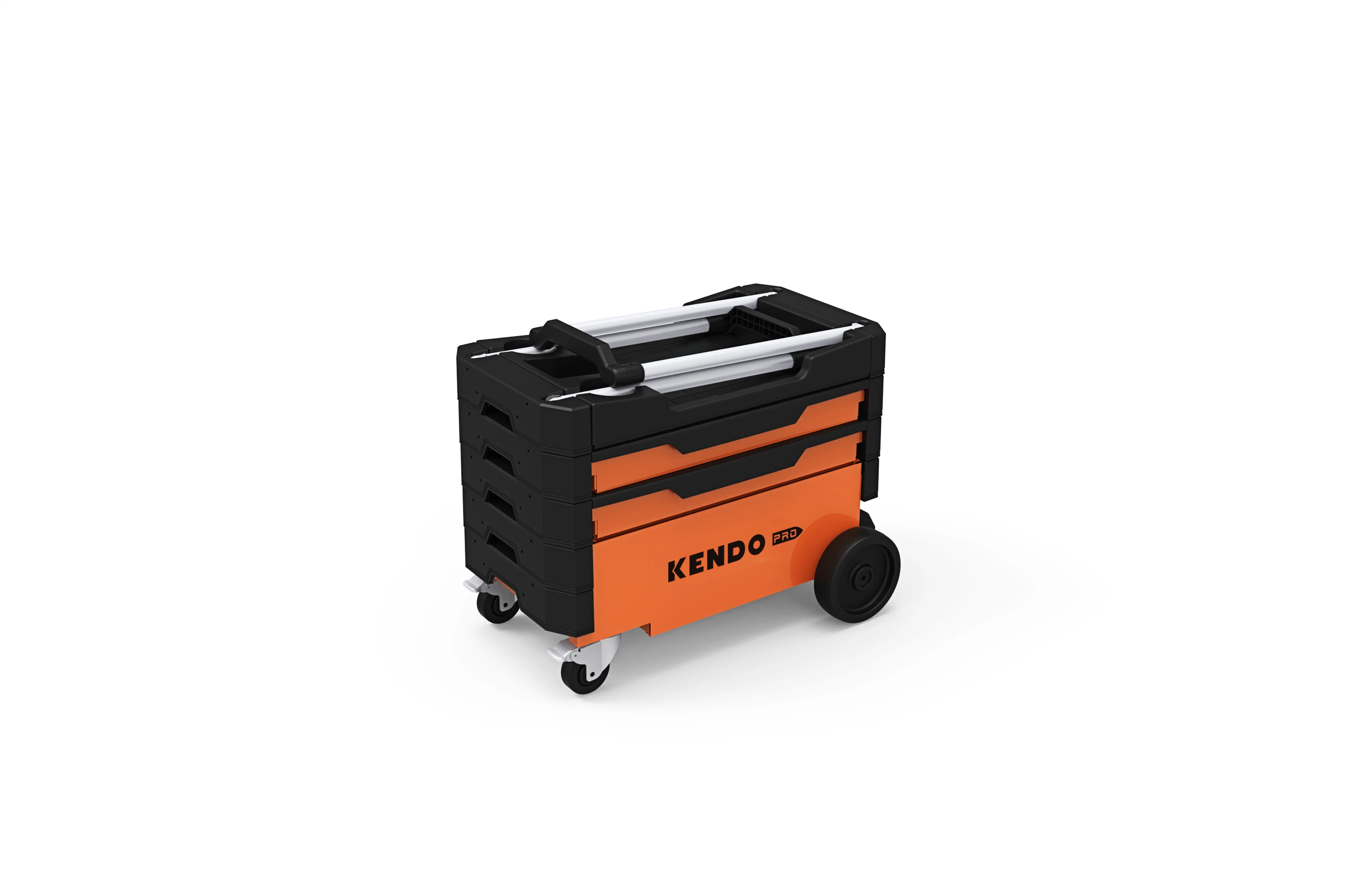 حامل أدوات Kendo قابل للطي مع إغلاق كامل لسهولة التخزين وموسعة بالكامل لسهولة الوصول