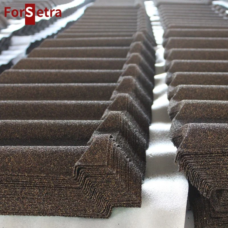 Feuilles de métal fabriquées à Zhejiang en Chine. Milano Stone Coated Roofing.