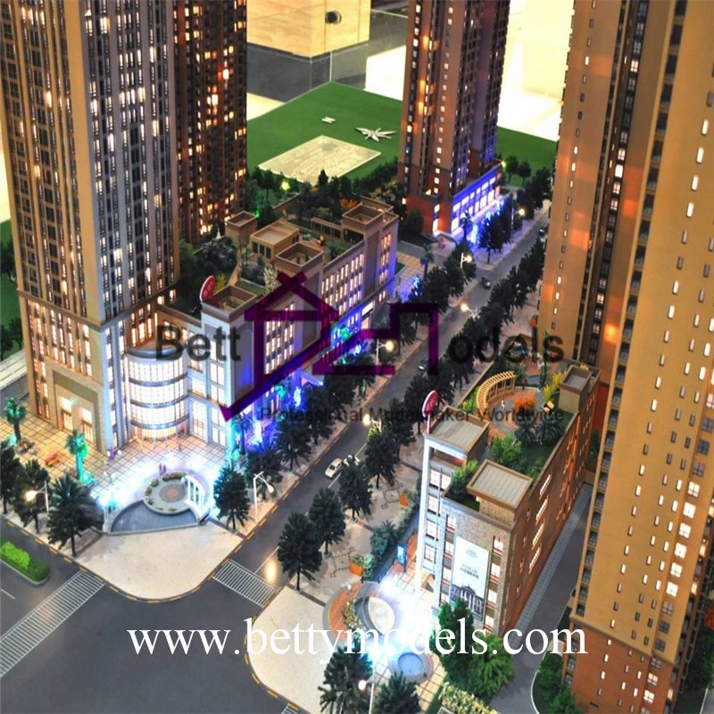 on Sale Commercial Building Scale Model Making Lighting Architecture Colour Model