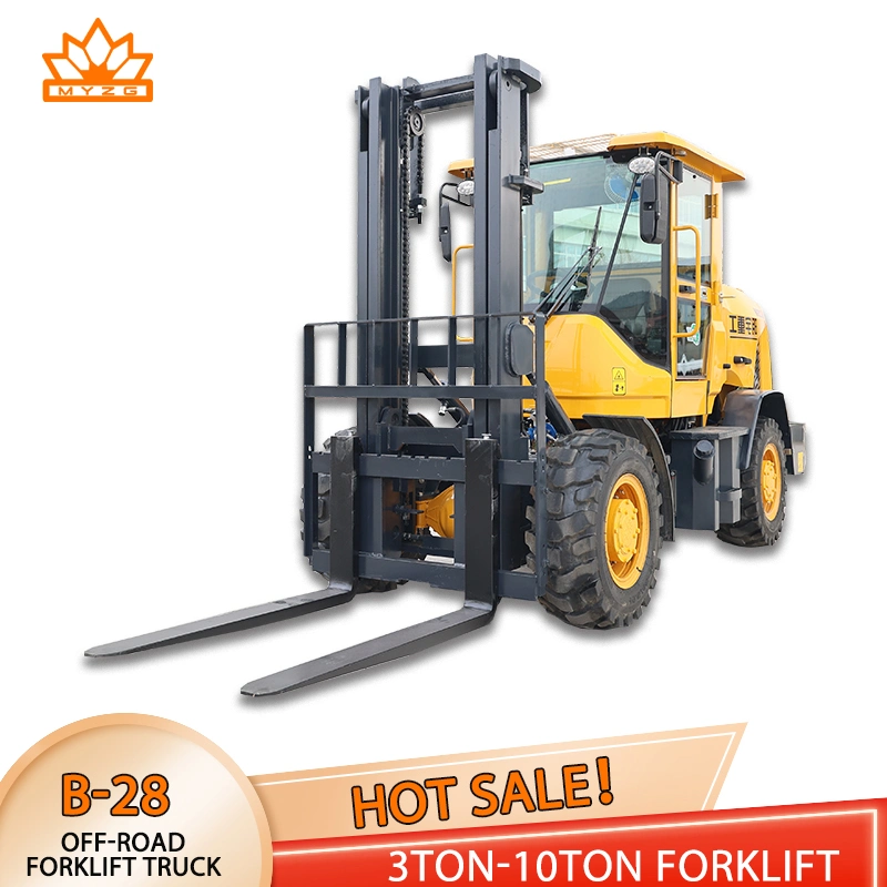 Mingyu Warehouse Equipment Heavy Duty for Sale Rough Terrain Trucks 3ton Diesel Forklift Truck