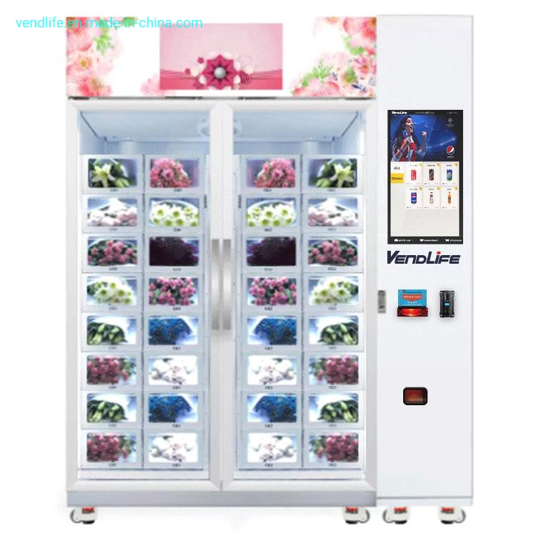 Factory Direct Sell New Model Full Automatic Floss Vendlife Flower Vending Machine Automatic Cotton Candy Making Machine