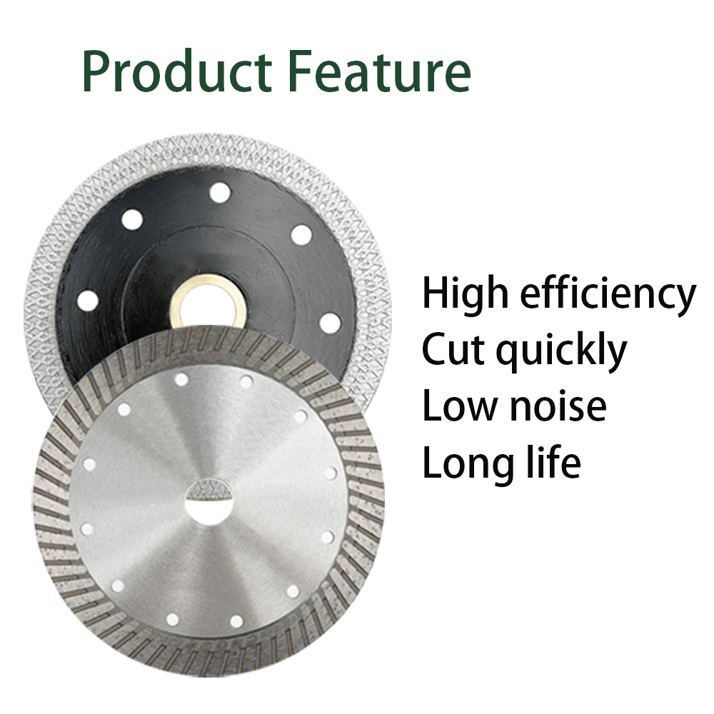 Turbo Rim Cutting Saw Blades Diamond Tool Saw Blade for Cutting Marble Concrete Granite Glass Ceramic