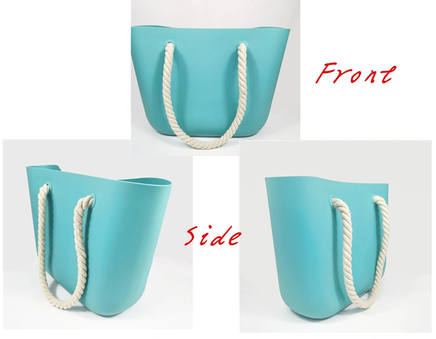 Fashion Women Beach Handbag Factory Wholesale/Supplier EVA Charms Tote Jelly Shoulder Bag