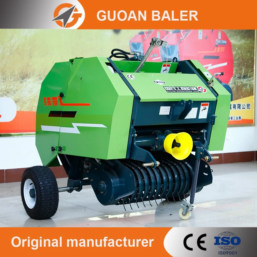 Small Volume Large Capacity Round Hay Baler Walking Tractor