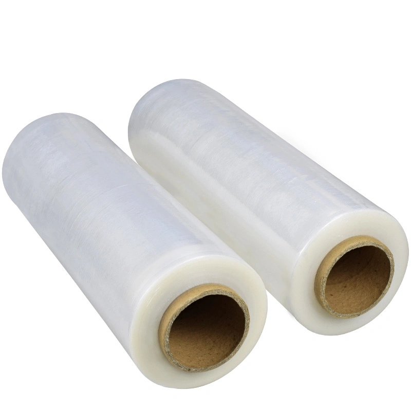 Industrial Cling Film Made From PLA Resin Transparent Stretch Film Roll Packing Soft Biopoly