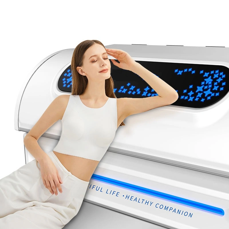 Corpo profissional Cores várias luzes LED cápsula Terapia Lllt Alavanca cama de tratamento a laser de baixa pele terapia de luz LED