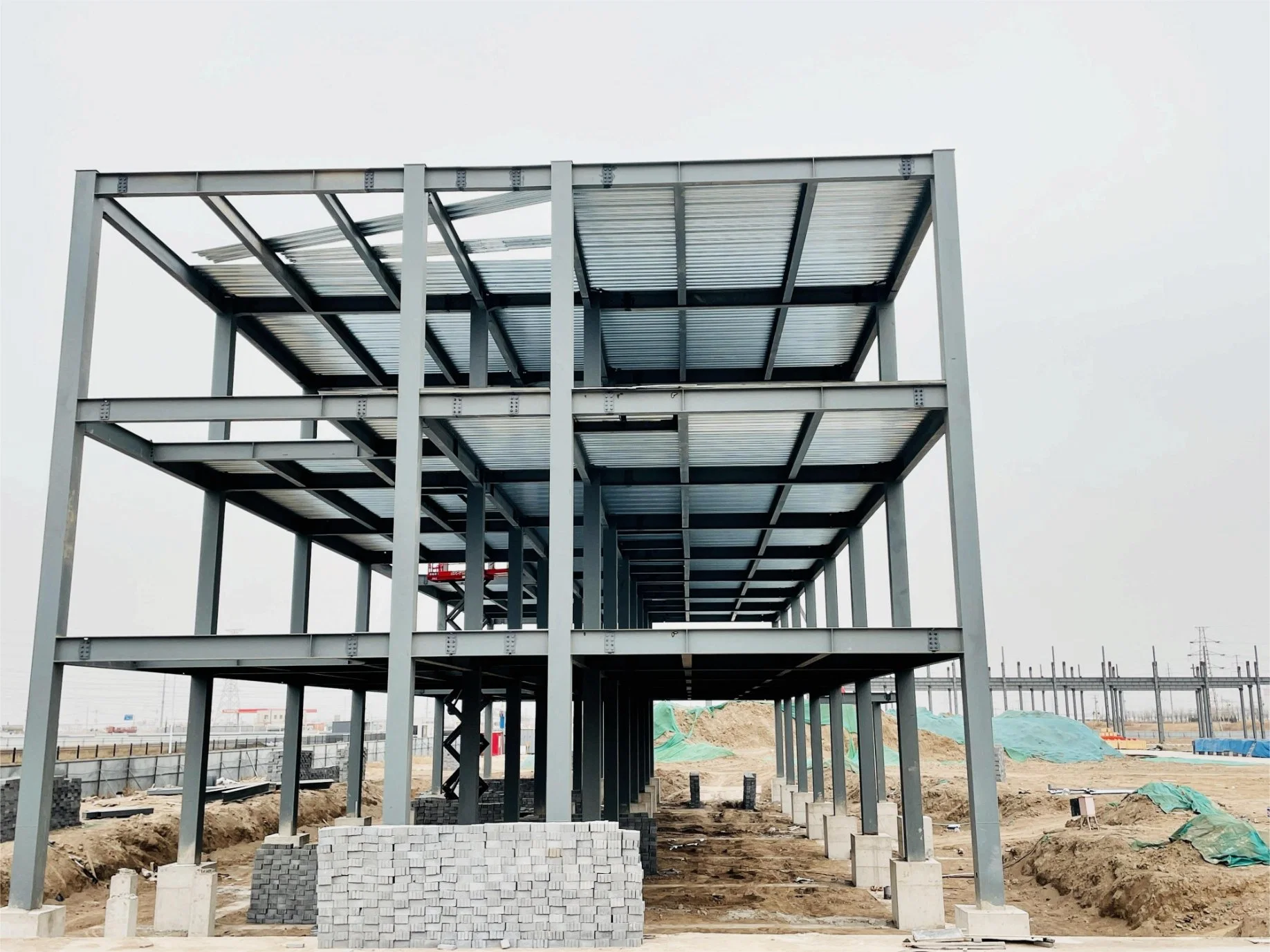 Low Price Quick Build Building Prefabricated Steel Warehouse Workshop Hangar Steel Structure