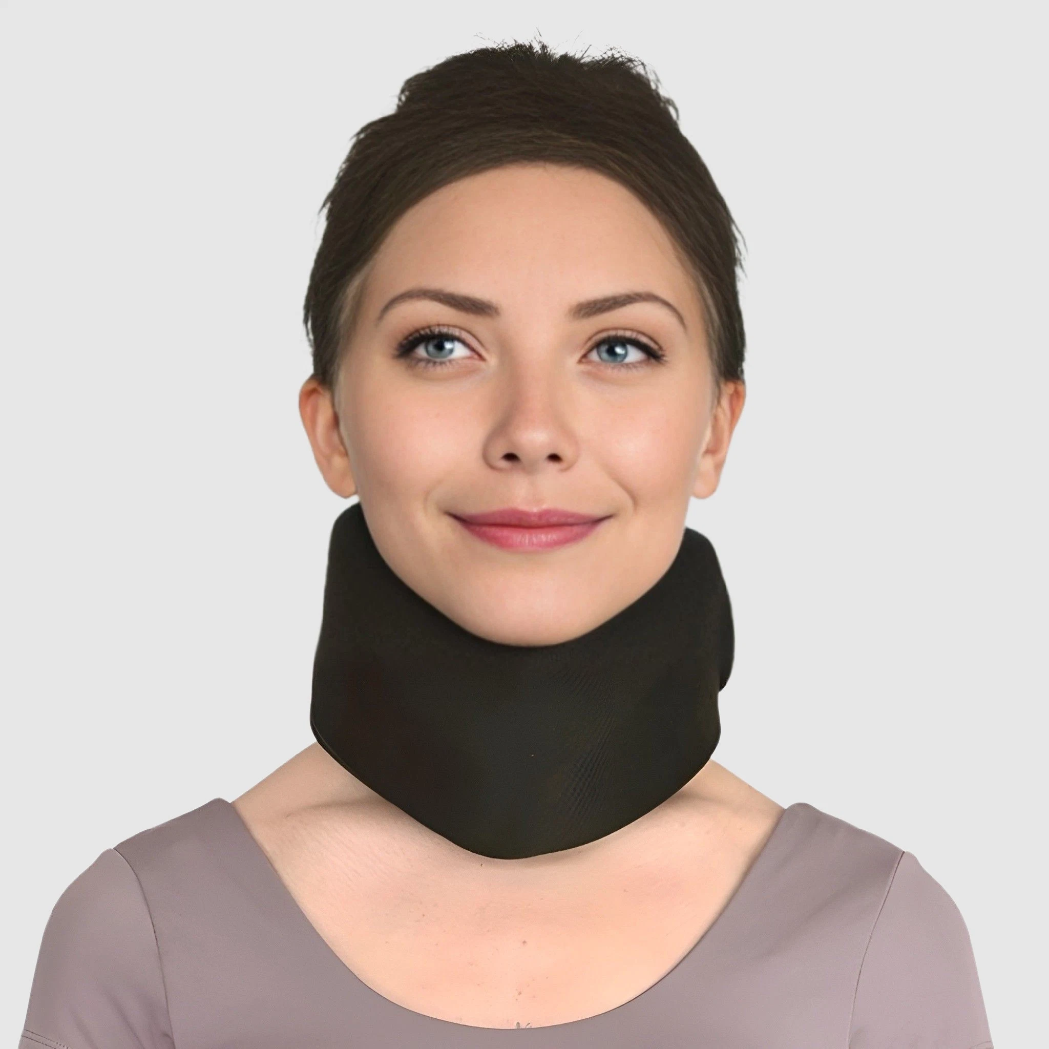 Disco de terapia espondilose Air Neck Brace Inflatable cervical Spine imobilizador Gola cervical rígida, gancho ajustável para o pescoço