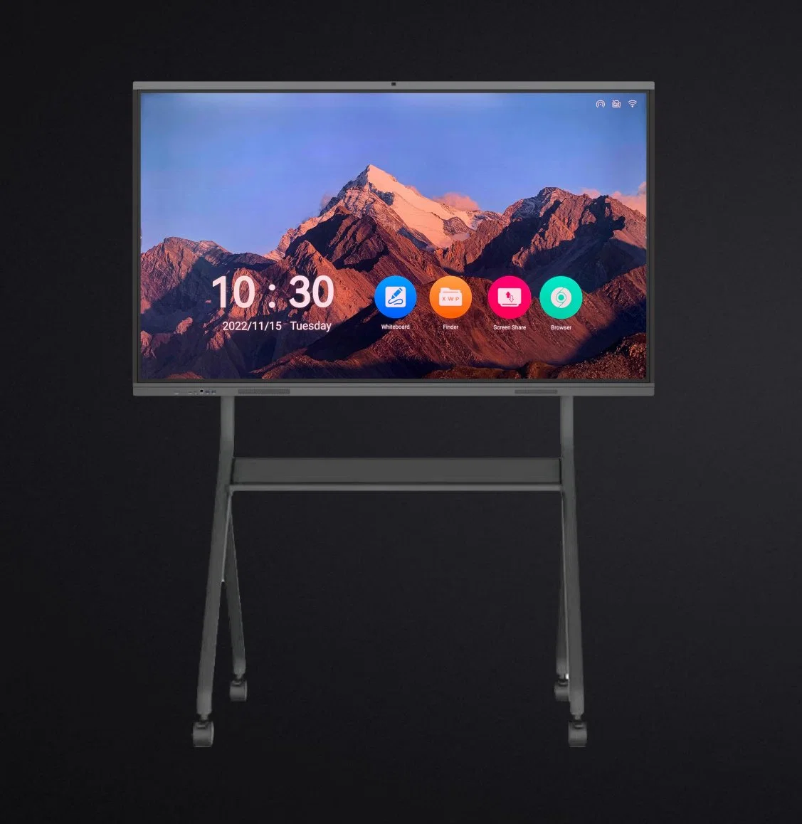 110 Affichage interactif Aio 4K UHD Whiteboard avec Android 11.0 Version 8+128g pour la conférence.