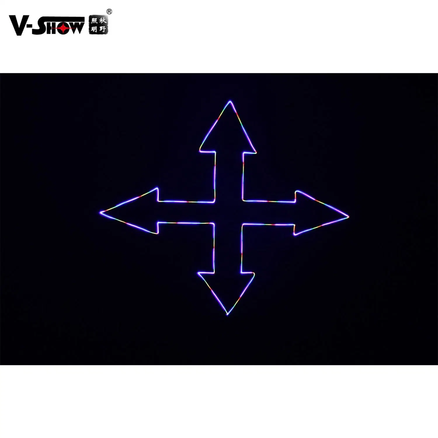 V-Show 1W Mini Laser RGB Animation Schreiben Laser Party Licht Weihnachtslicht Laser Party Beleuchtung