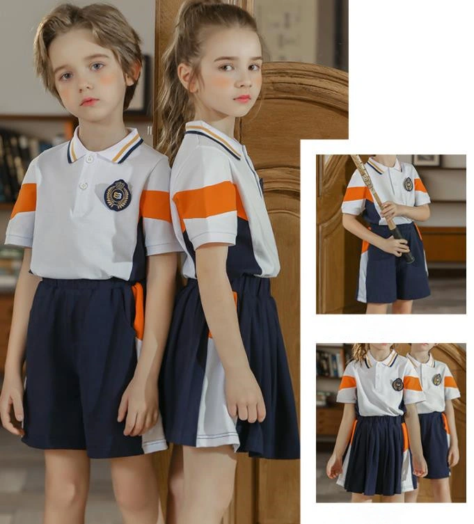 Low Price Wholesale/Supplier Custom Uniforms 2021 School Uniform for Primary and Junior High Schools/Can Export High quality/High cost performance  2021 New Class Uniform