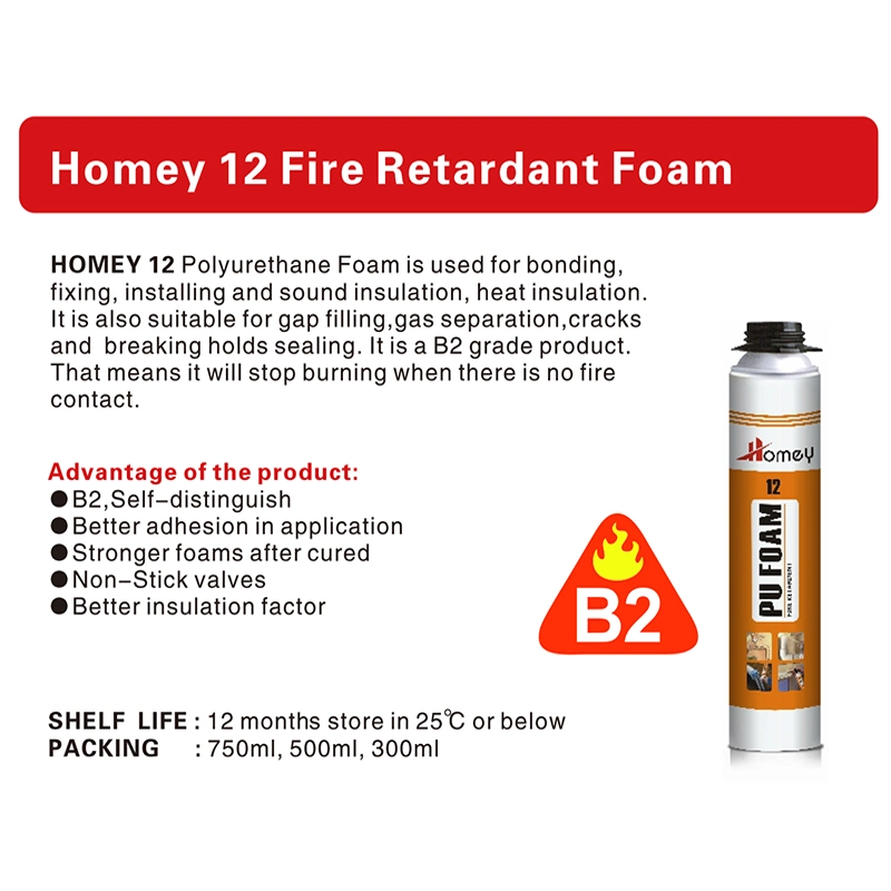 Homey B2 Grade Fire Resistant PU Foam