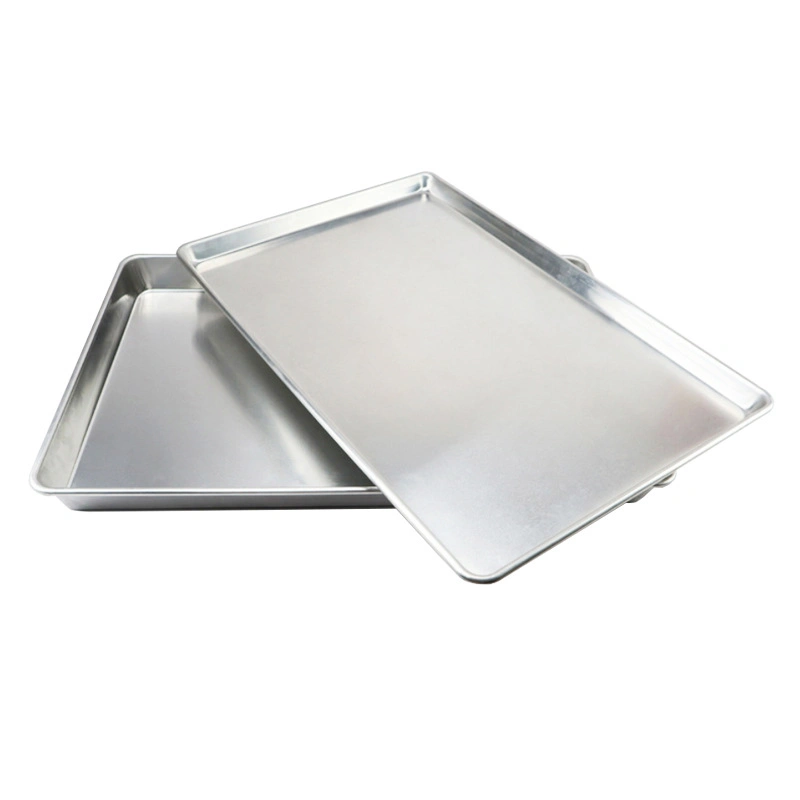 Silver Color 26inch Round Sides Aluminum Baking Tray