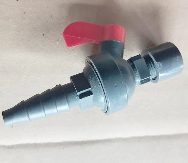 Plastic Sampling Valve 1/4"-8mm 1/2"-8mm/ UPVC Plastic Sampling Valve