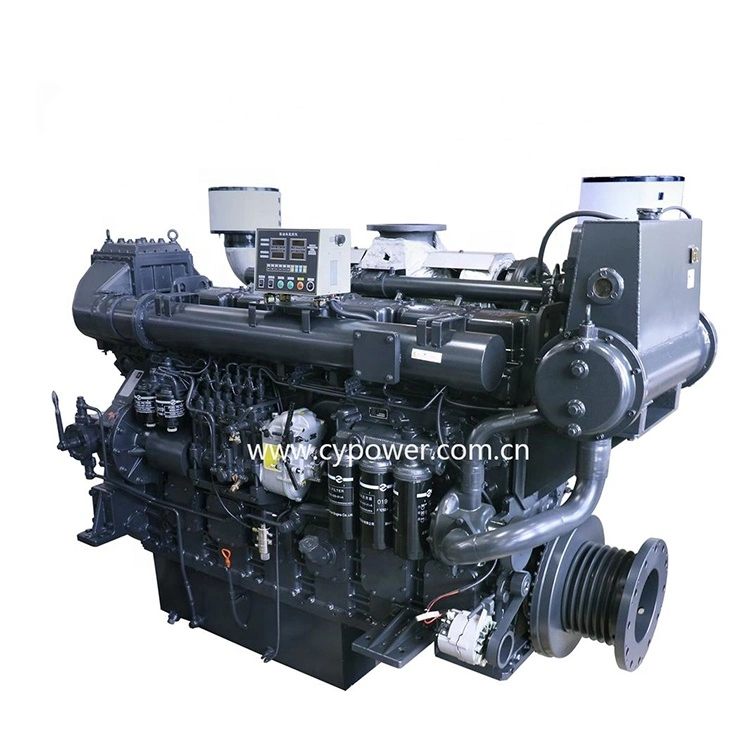 Hot Selling Air Cooled 4-Stroke Six Cylinder 1500rpm / 1800rpm Marine Diesel Engine