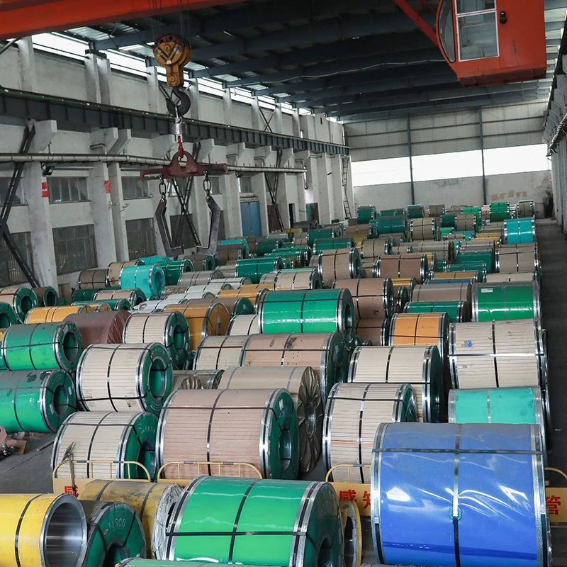 PVC Coated Customized Surface Cold Hot Rolled ASTM A240 SUS304 316 321 310S 0.3mm 0.4mm 1.2mm 1.5mm Stainless Steel Coil Roll