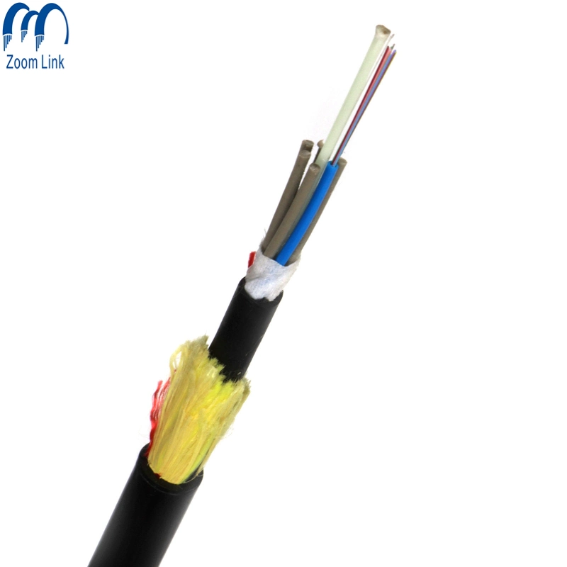 Factory Manufacturers Fiber Optic Cable 6 12 24 48 Core Outdoor Iber Optic Cable ADSS/GYFTY/Gyffy