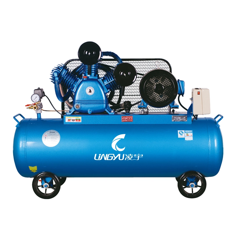 2HP 1.5kw 12.5 Bar Double Piston Air Compressor Two Stage Double Acting Reciprocating Compressor