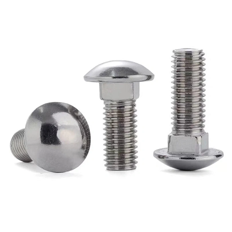 M4-M12 Zinc Plated Truss Round Head Square Neck Carriage Screw Coach Bolt Hardware