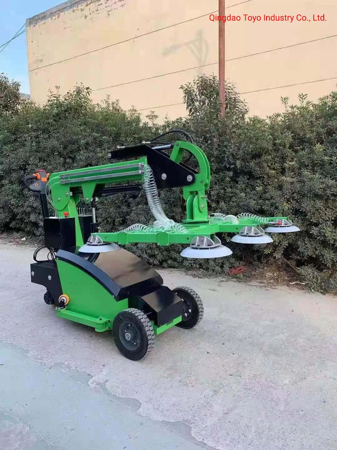 El brazo robot manipulador de elevador por vacío llevar Trolley para cristales