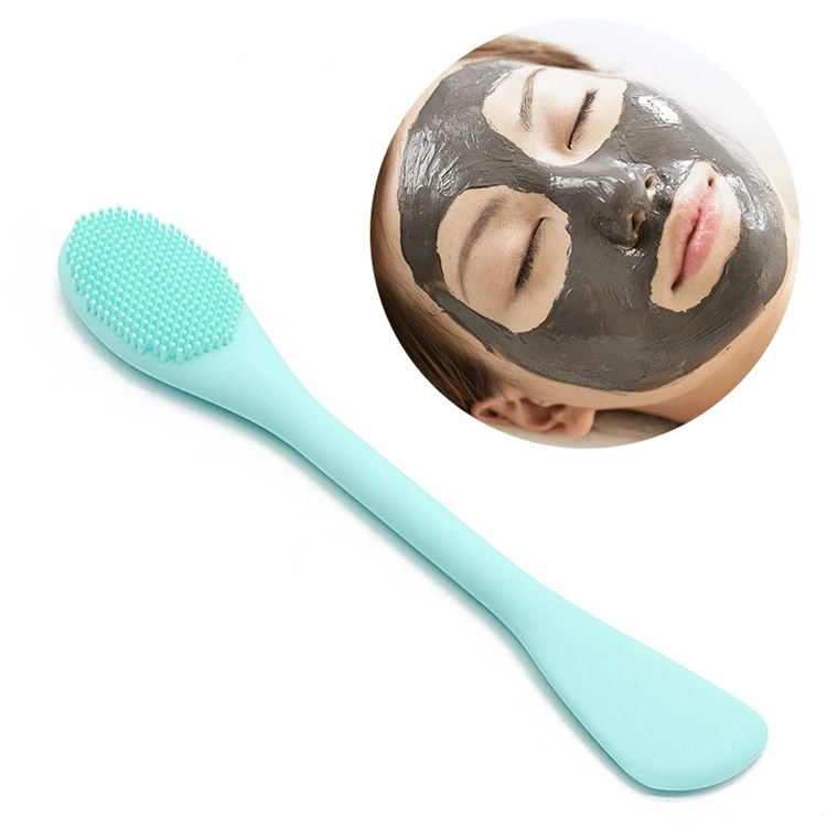 Wholesale Amazon Hot Sale Mini Double-Sided Lip Soft Silicone Exfoliating Lip Brush